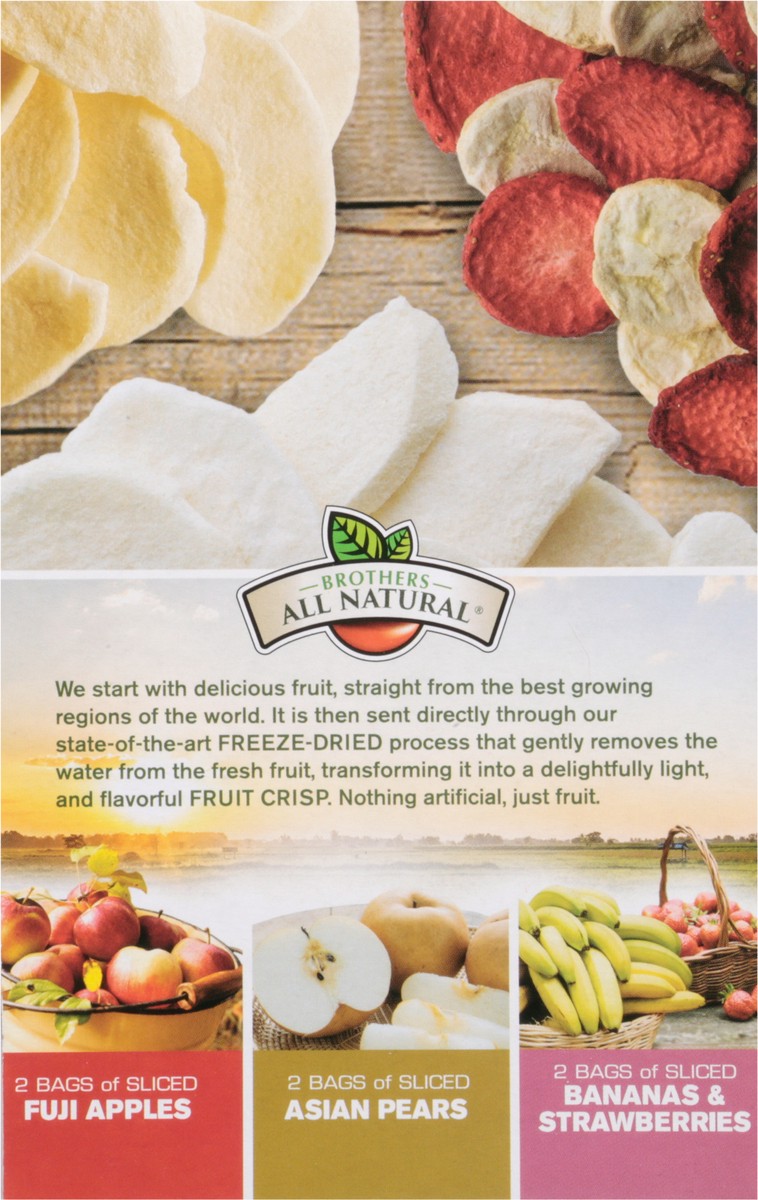 slide 4 of 14, Brothers All Natural Variety Pack Fruit Crisps 6 ea, 6 ct