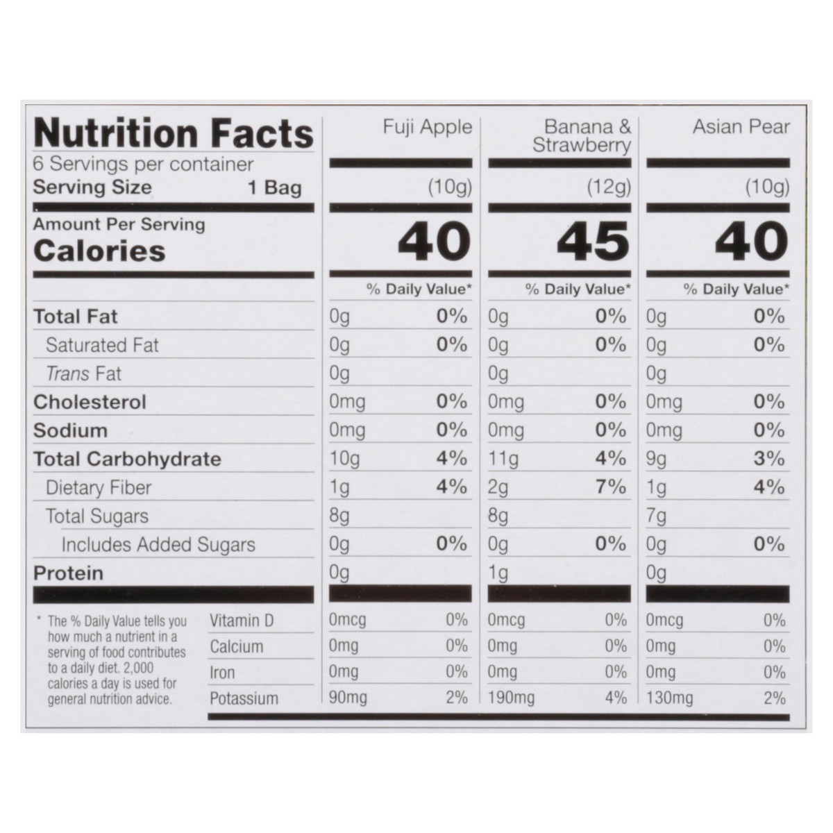 slide 5 of 14, Brothers All Natural Variety Pack Fruit Crisps 6 ea, 6 ct