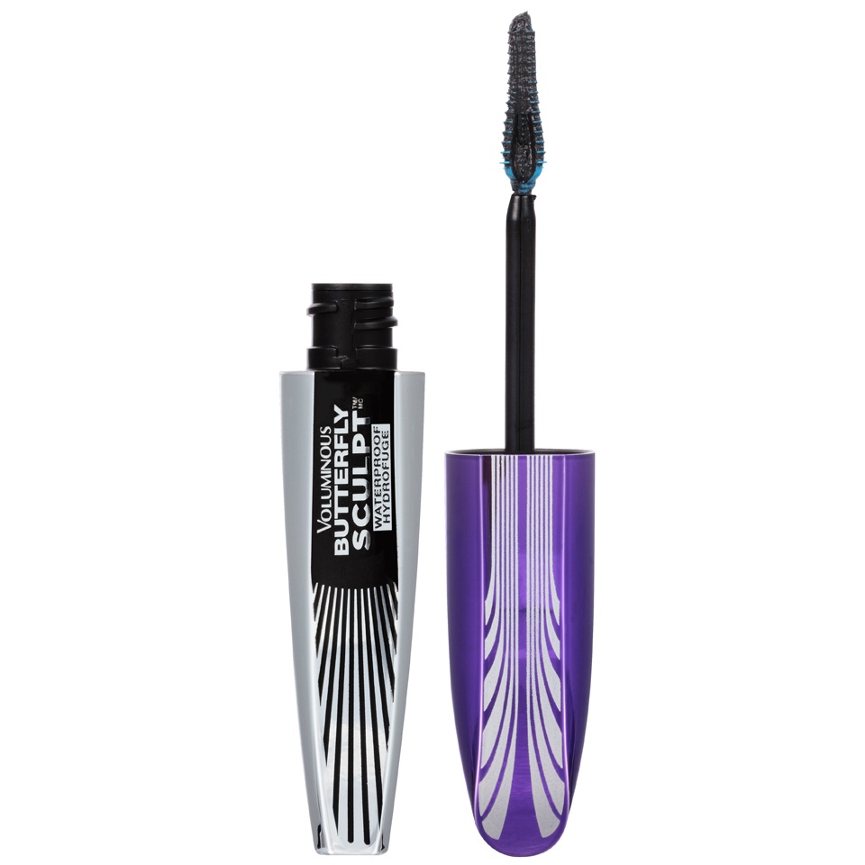 slide 1 of 2, L'Oréal Paris Voluminous Butterfly Sculpt Waterproof Mascara 877 Black, 0.25 fl oz