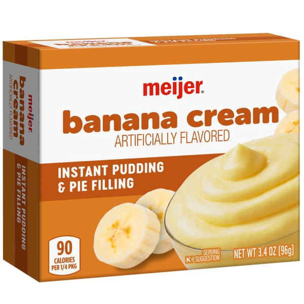 slide 4 of 29, Meijer Instant Banana Cream Pudding & Pie Filling, 3.4 oz