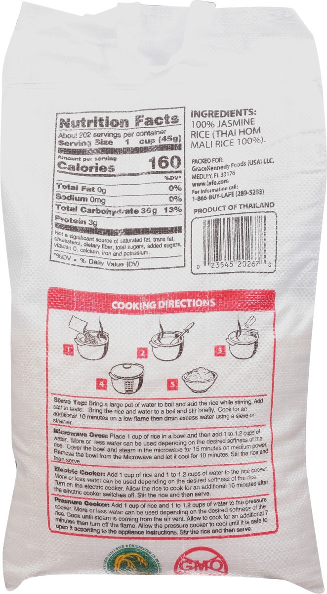 slide 9 of 13, La Fe Jasmine Rice 20 lb, 20 lb