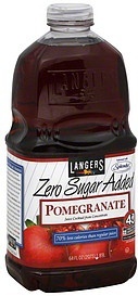 slide 1 of 1, Langers Zero Sugar Added Juice Cocktail Pomegranate, 64 fl oz