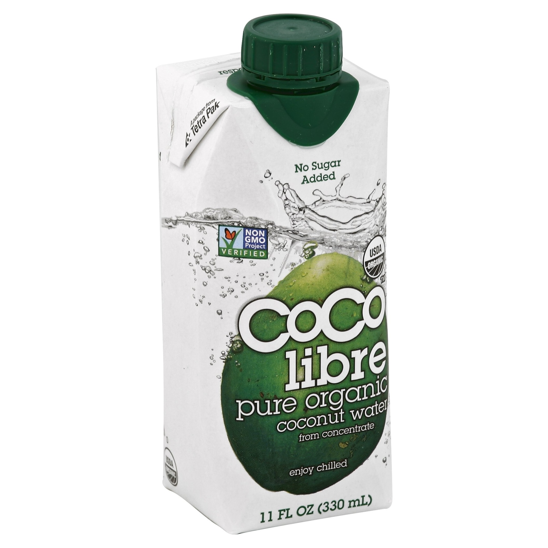 slide 1 of 4, Coco Libre Coconut Water, 11 oz