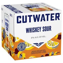 Cutwater Spirits Spirits Whiskey Sour 4 Pack 12 fl oz Cans