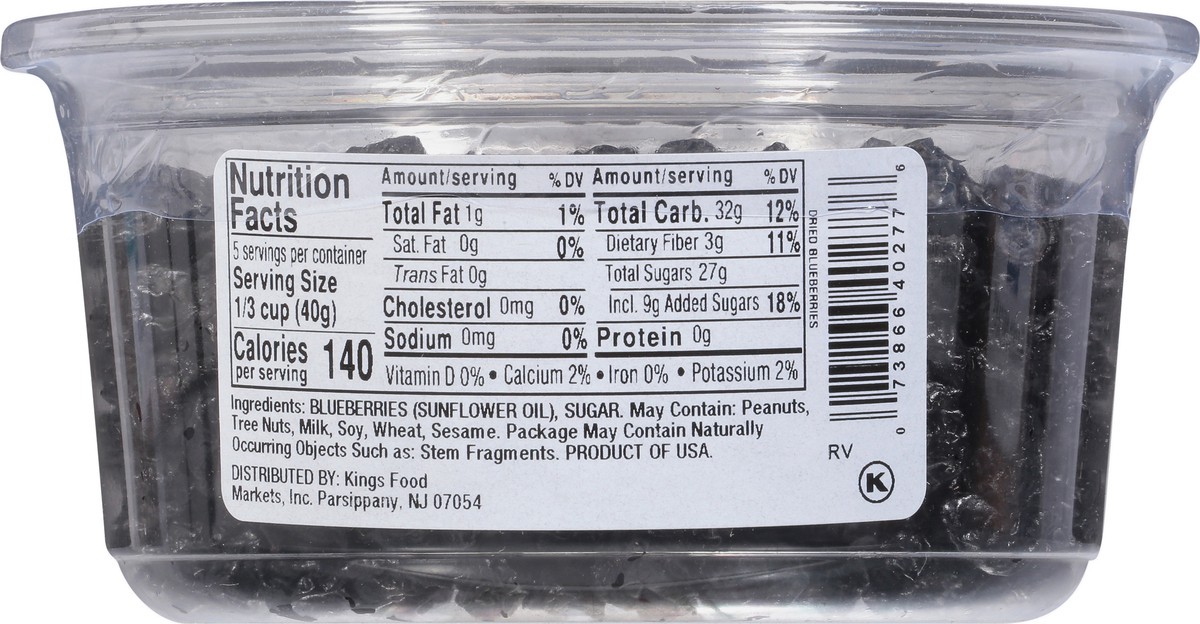 slide 2 of 13, Kings Dried Blueberries 6.5 oz, 6.5 oz