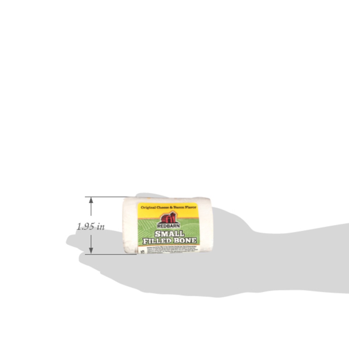 slide 5 of 15, Redbarn Pet Products Filled Bone Cheese & Bacon Flavor, 3.5 oz