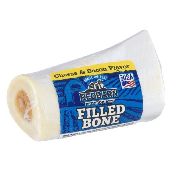 slide 1 of 1, Redbarn Pet Products Filled Bone Cheese & Bacon Flavor, 3.5 oz