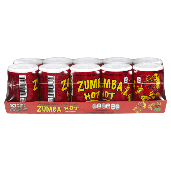 slide 1 of 1, Zumba Pica Hot Chili Mix, 10 ct