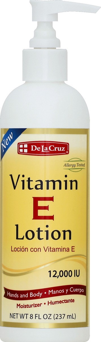 slide 1 of 3, De la Cruz Vitamin E Lotion 8 oz, 8 oz