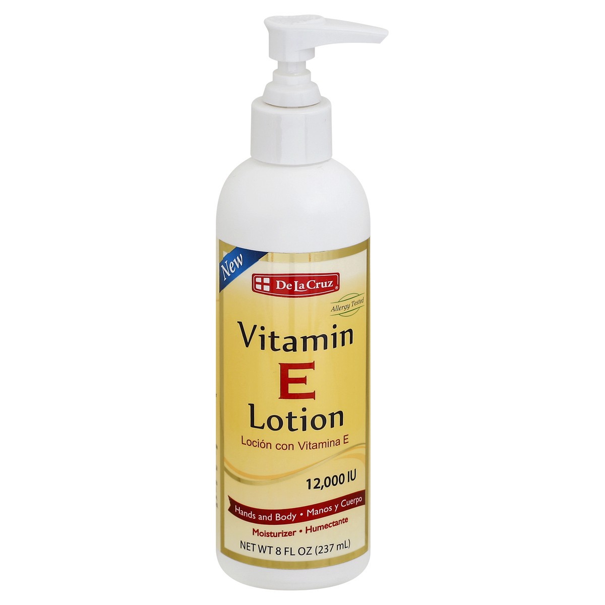 slide 2 of 3, De la Cruz Vitamin E Lotion 8 oz, 8 oz
