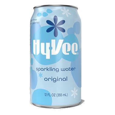 slide 1 of 1, Hy-Vee Sparkling Water, Original, 12 fl oz