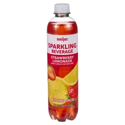 Meijer Sparkling Strawberry Lemonade Beverage - 17 oz