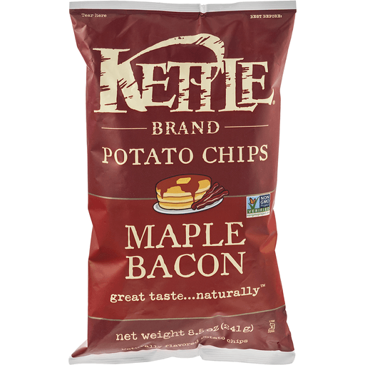 slide 9 of 9, Kettle Brand Maple Bacon Potato Chips, 8.5 oz