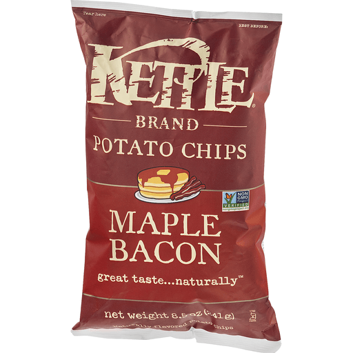 slide 4 of 9, Kettle Brand Maple Bacon Potato Chips, 8.5 oz