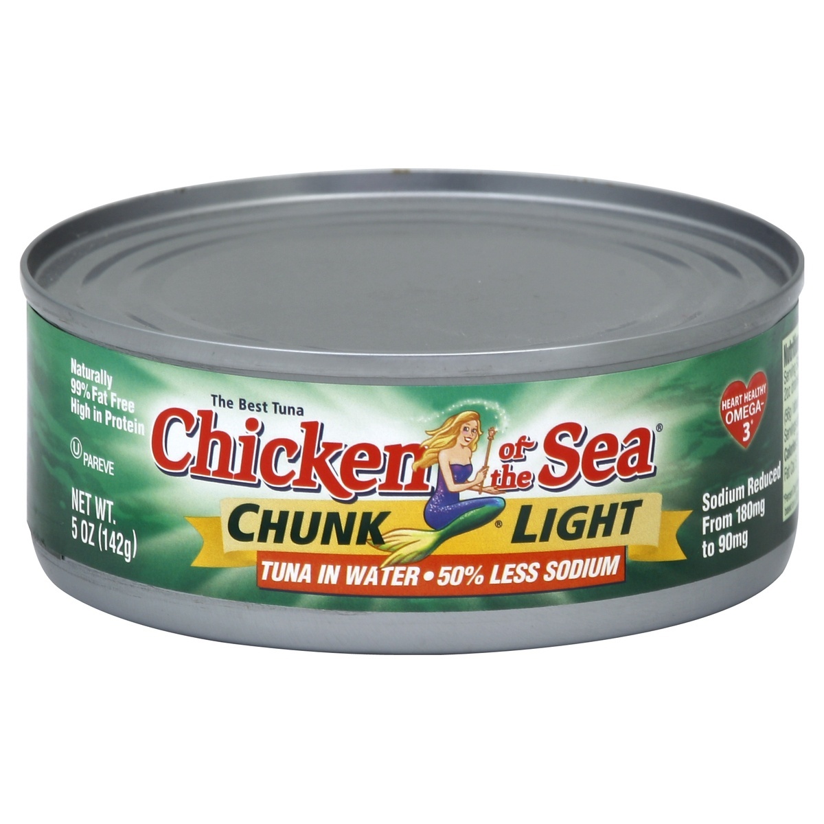 slide 1 of 1, Chicken of the Sea Chunk Light Tuna in Water 25% Less Sodium 5 ounces, 