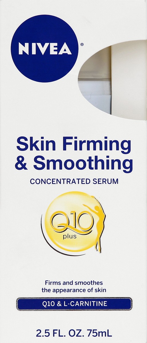 slide 4 of 4, Nivea Q10 Skin Firming & Smoothing Concentrated Serum, 2.5 fl oz