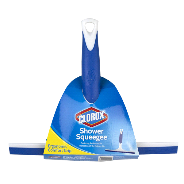 slide 1 of 1, Clorox Shower Squeegee, 1 ct