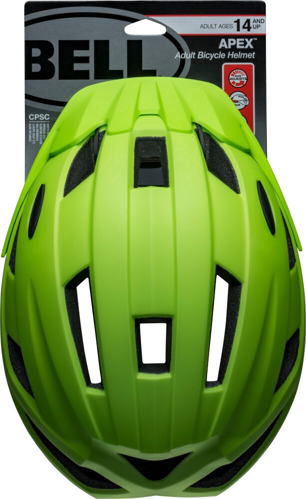 slide 2 of 2, Bell Apex Adult Solid Krypto Bicycle Helmet, 1 ct