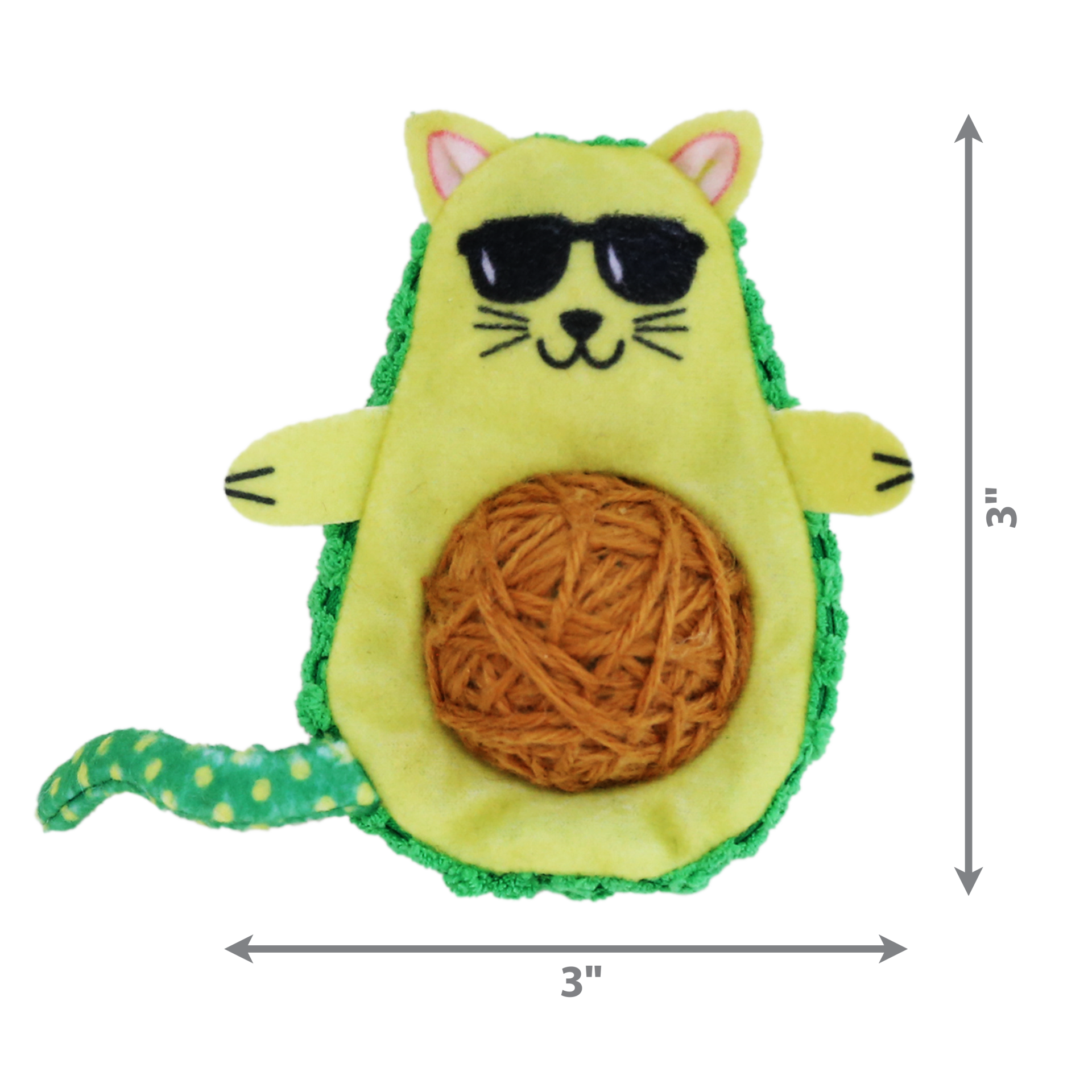 slide 4 of 4, KONG Wrangler AvoCATo, 1 ct