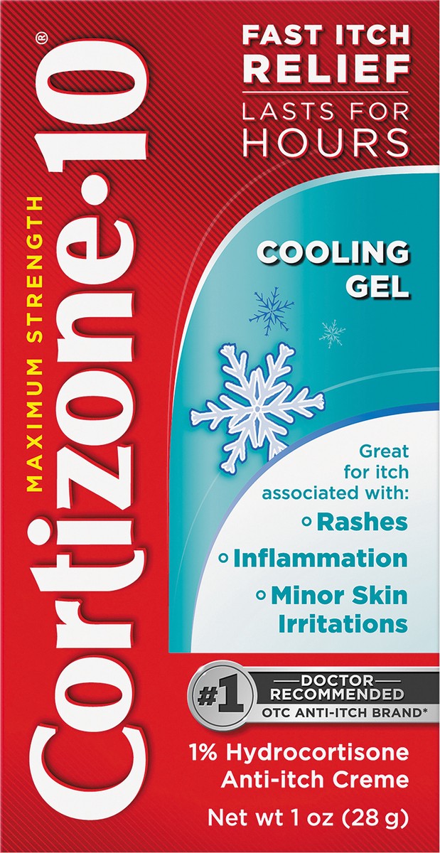 slide 7 of 11, Cortizone-10 Cooling Gel 1Oz, 1 oz