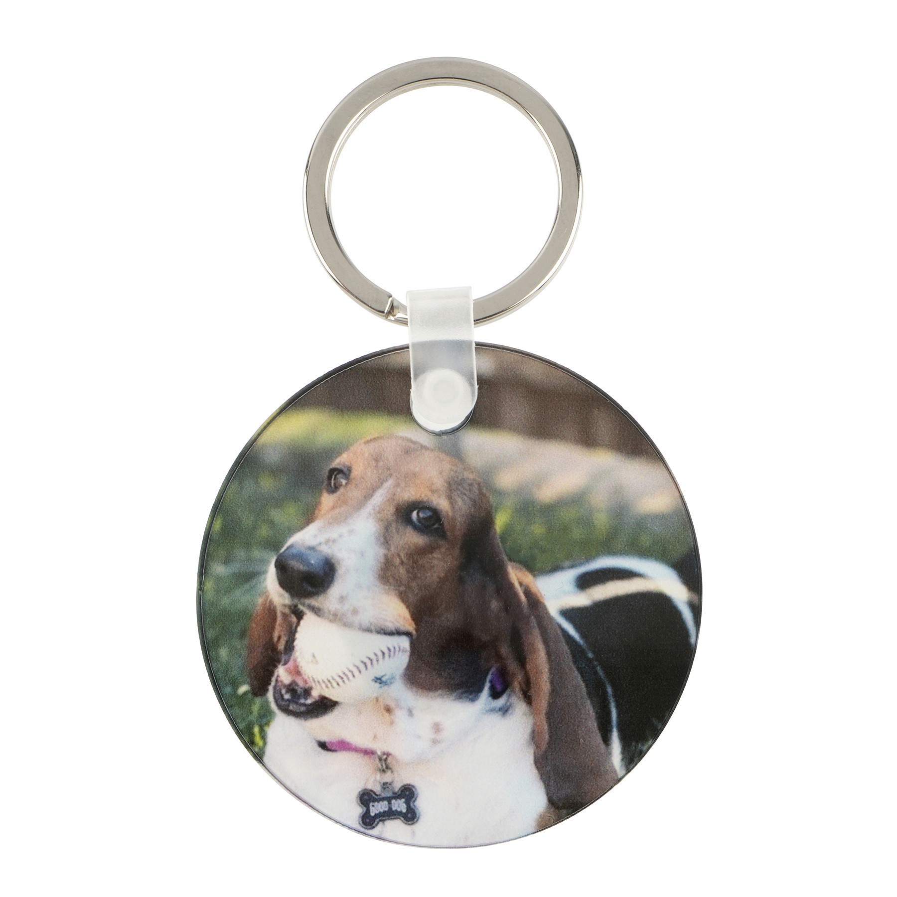 slide 3 of 3, 2" Round Acrylic Sublimation Keychains, 4ct. By Make Market, 4 ct