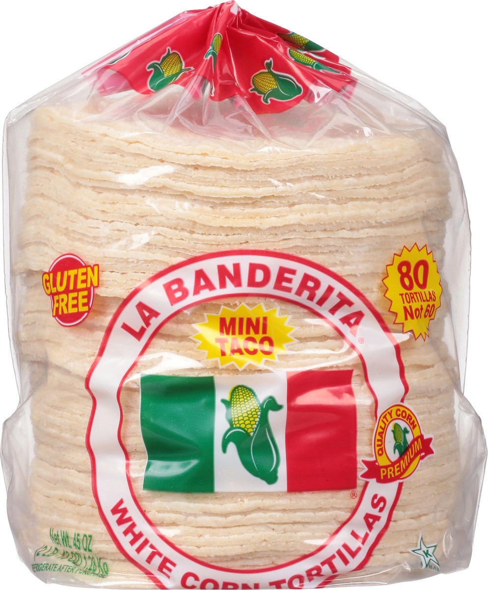 slide 8 of 13, La Banderita Mini Taco White Corn Tortillas 45 oz, 45 oz