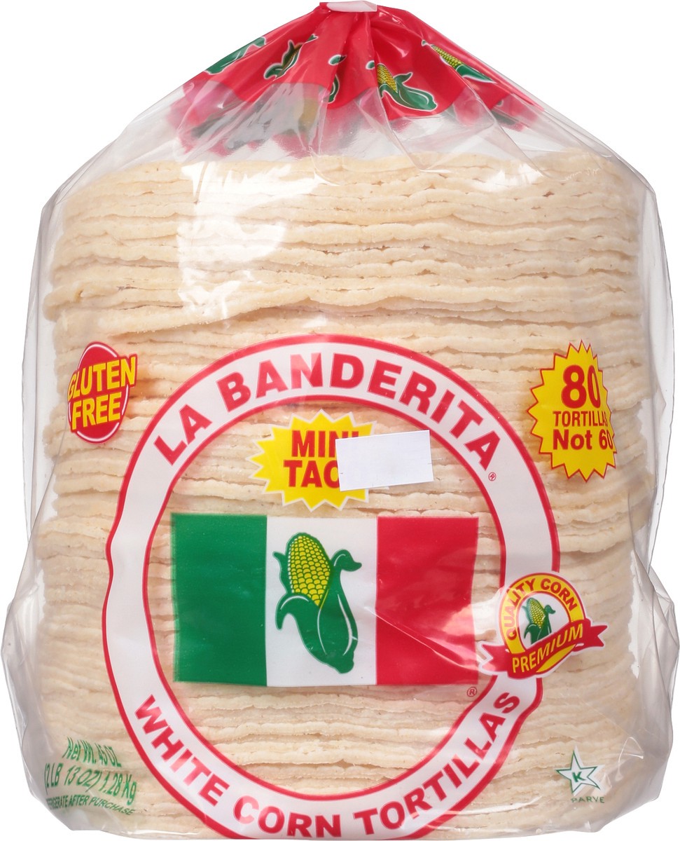 slide 11 of 13, La Banderita Mini Taco White Corn Tortillas 45 oz, 45 oz