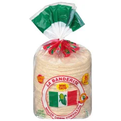 La Banderita Mini Taco White Corn Tortillas 45 oz
