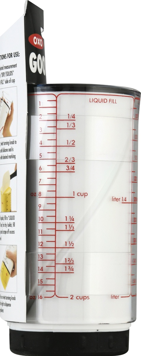 slide 5 of 8, OXO Good Grips Adjustable 2-Cup Measuring Cup, 1 ct