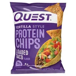 Quest Protein Chips, Loaded Taco Flavor, Tortilla Style - 1.1 oz