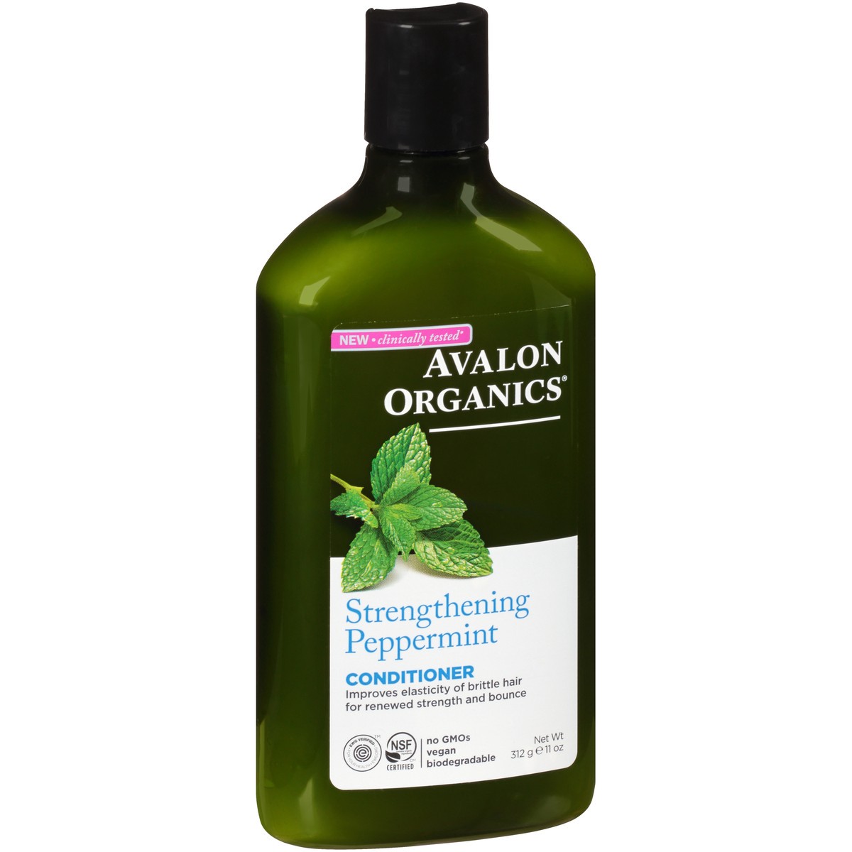 slide 6 of 9, Avalon Organics Strengthening Peppermint Conditioner 11 oz. Bottle, 11 oz