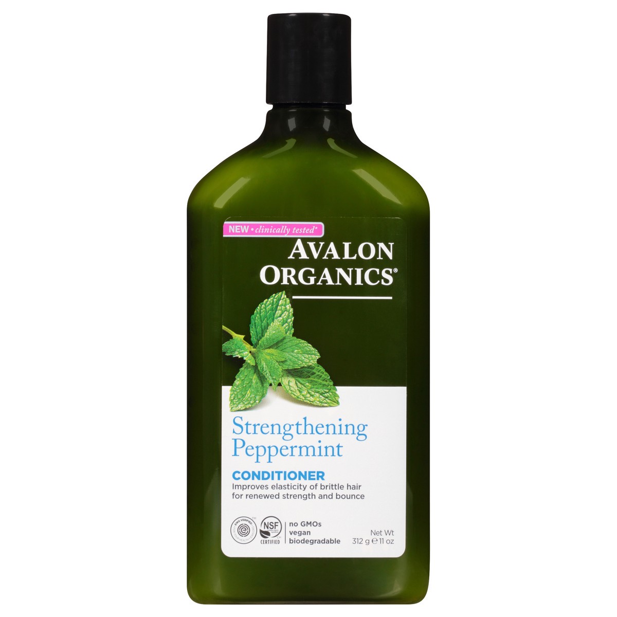 slide 4 of 9, Avalon Organics Strengthening Peppermint Conditioner 11 oz. Bottle, 11 oz