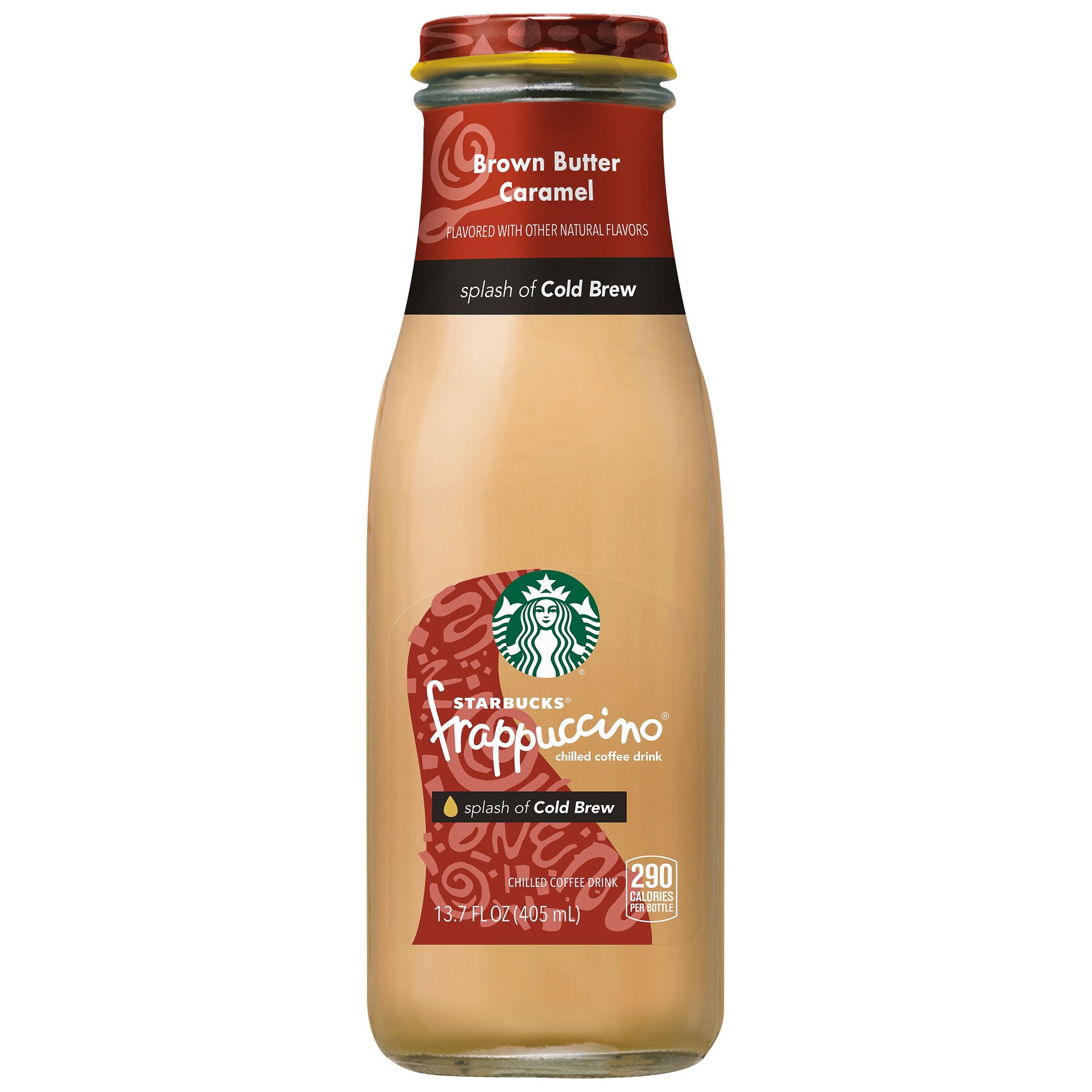 slide 1 of 3, Starbucks Frappuccino Chilled Coffee Drink, Brown Butter Caramel, 13.7 Fl Oz, Bottle, 13.7 oz