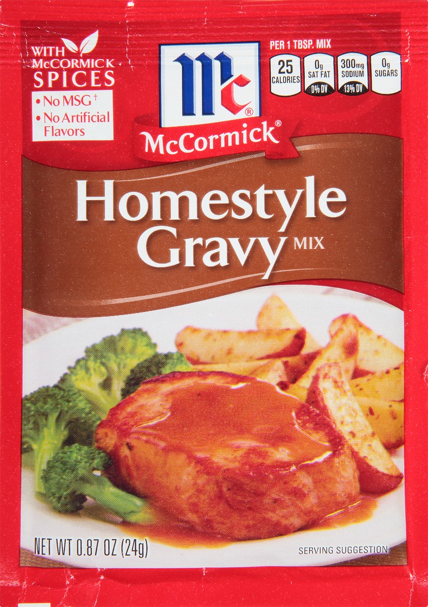 slide 6 of 8, McCormick Homestyle Gravy Mix, 0.87 oz