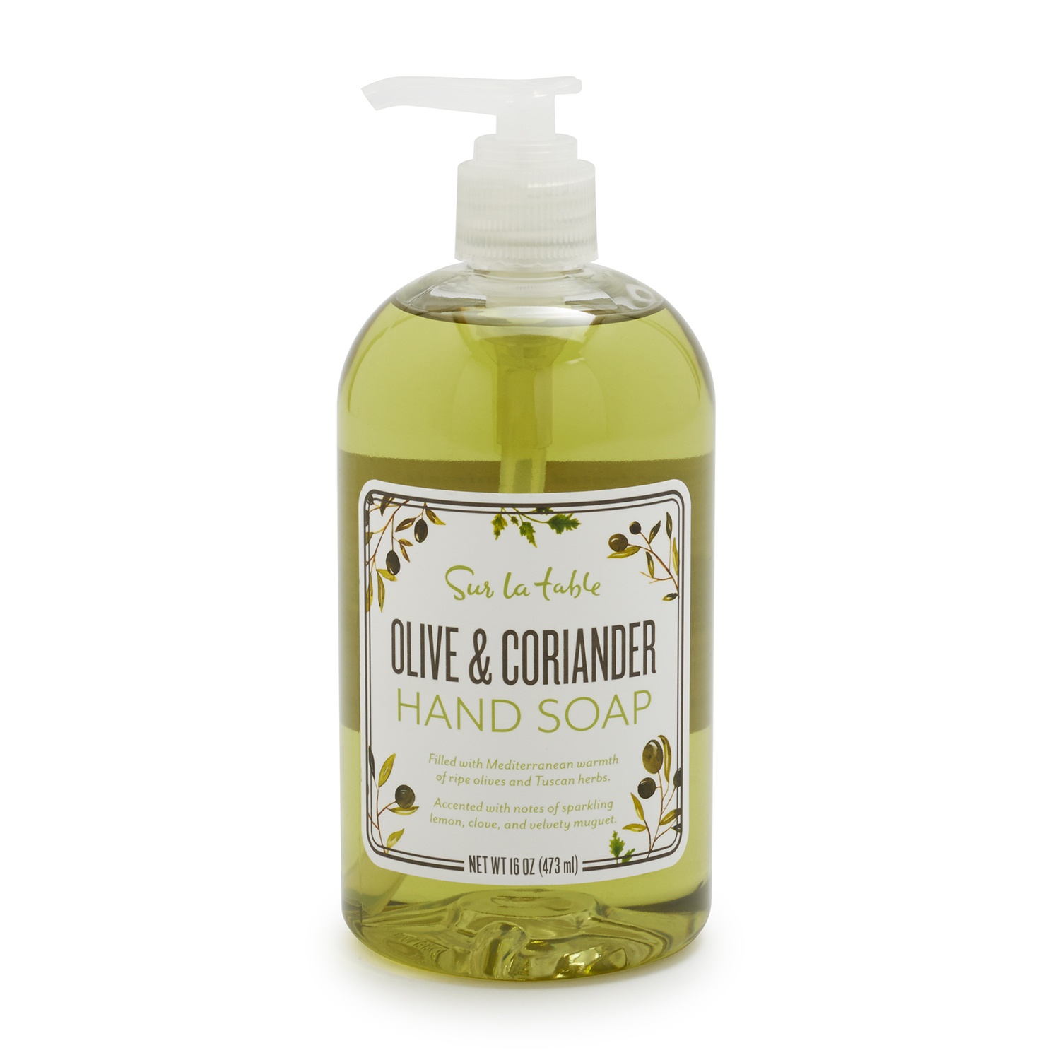 slide 1 of 1, Sur La Table Olive & Coriander Hand Soap, 16 oz