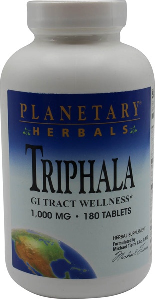 slide 1 of 1, Planetary Herbals Triphala GI Tract Wellness, 180 ct