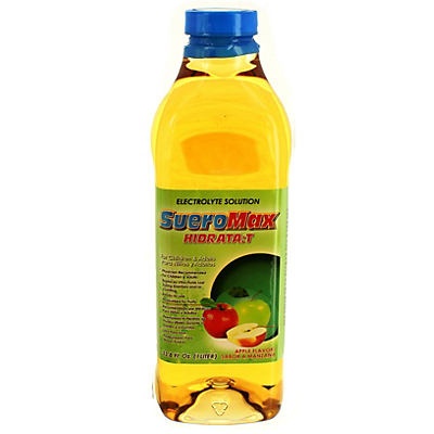 slide 1 of 1, SueroMax Apple Flavor Electrolyte Solution, 33.8 oz