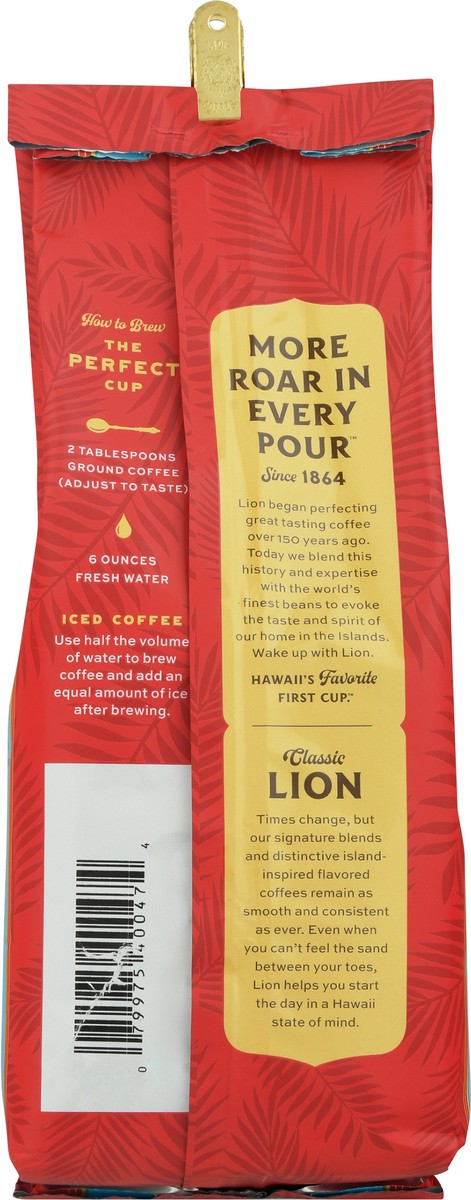 slide 8 of 13, Lion Toasted Coconut Light Roast Ground Coffee - 10 oz, 10 oz