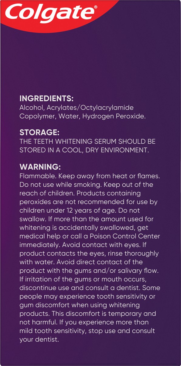 slide 4 of 8, Colgate Optic White ComfortFit LED Teeth Whitening Kit, Hydrogen Peroxide Teeth Whitening Gel Kit, Helps Remove 10 Years of Stains, Enamel Safe, Includes Whitening Pen and Flexible LED Light, 1 ct