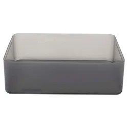 Kolorae Storage Bin, Gray, 12 in x 9 in x 3.6 in