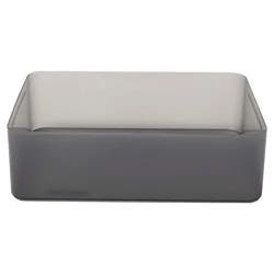 Kolorae Storage Bin, Gray, 12 in x 9 in x 3.6 in