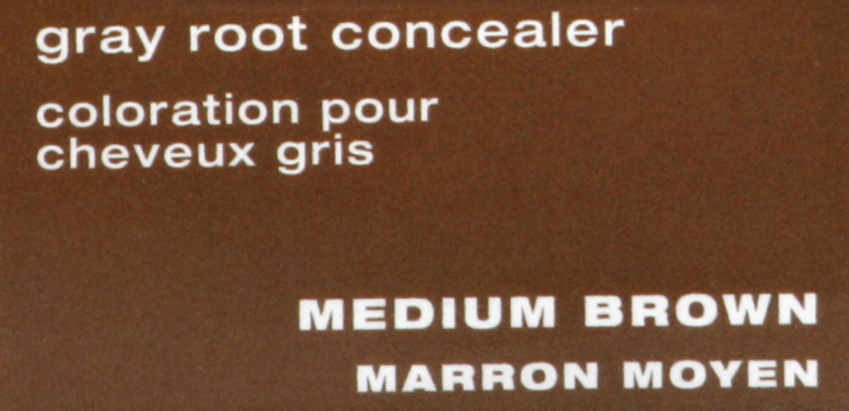 slide 4 of 4, Mineral Fusion Gray Root Concealer - Medium Brown, 0.28 oz