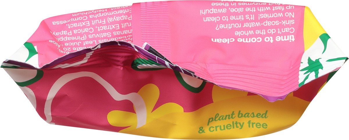 slide 3 of 7, Alba Botanica Pineapple Enzyme Hawaiian 3-in-1 Clean Wet Towelettes 25 ct Pack, 25 ct