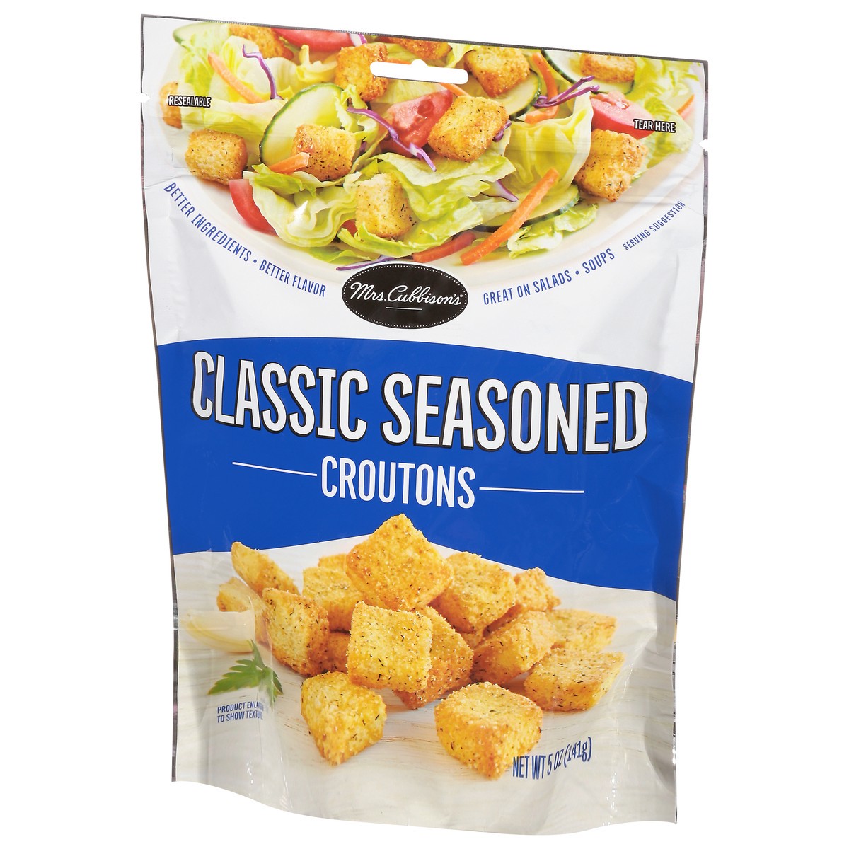 slide 5 of 11, Mrs. Cubbison's 5 oz. Classic Seasoned Croutons, Bag, 5 oz