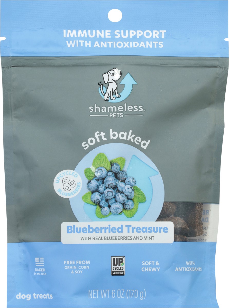 slide 6 of 9, Shameless Pets Treats Blueberried Treasure, 5 oz