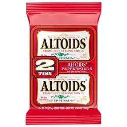 ALTOIDS Peppermint Breath Mint Tins,  3.52 Oz (Pack of 2)