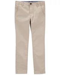 Oshkosh Baby Slim Tapered Chino Pants Khaki 12M