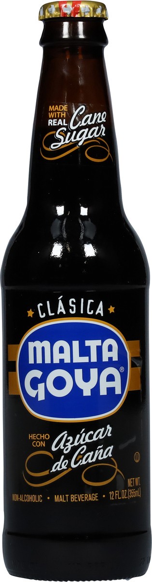 slide 4 of 9, Malta Goya Clasica Non-Alcoholic Malt Beverage 12 fl oz, 12 fl oz