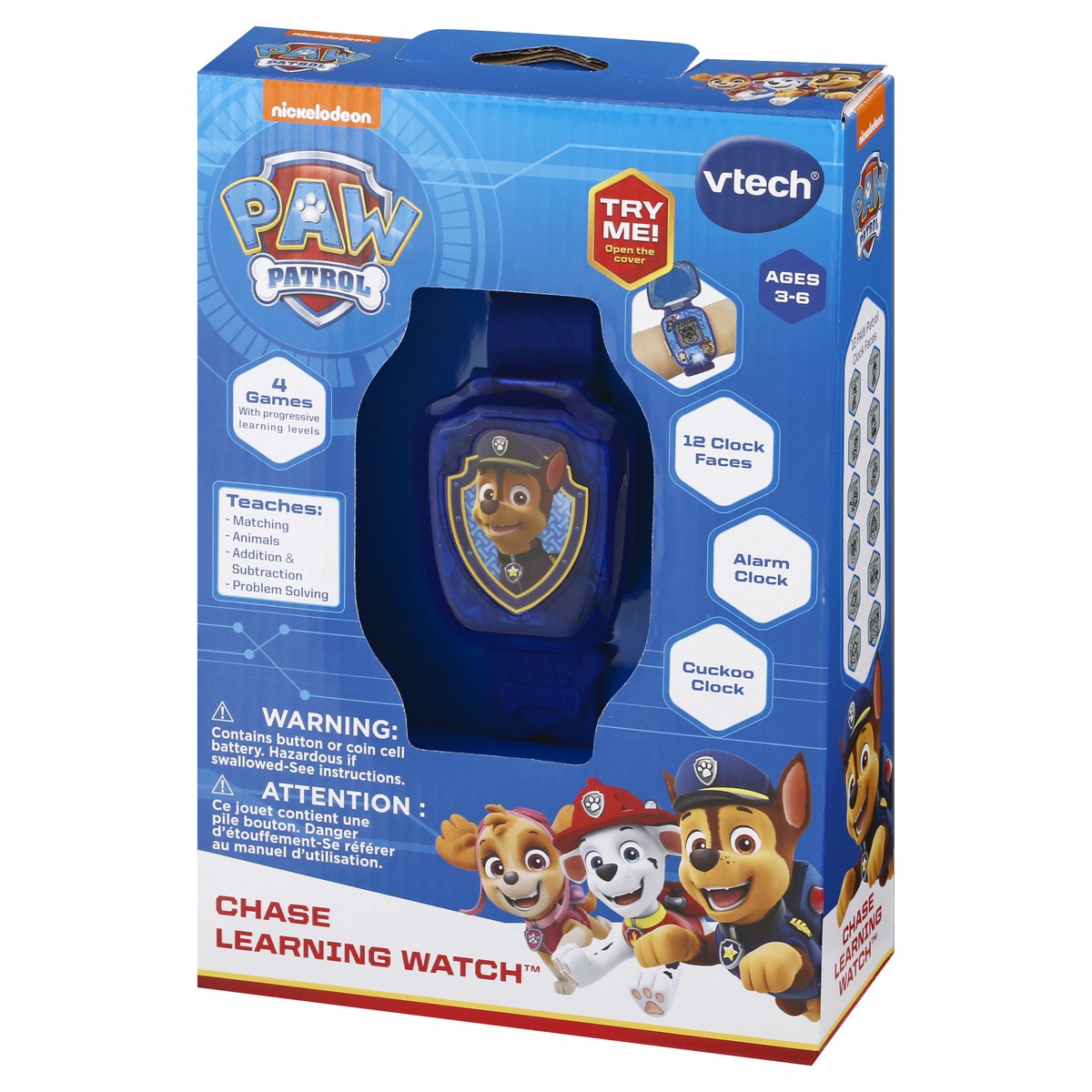 slide 3 of 8, PAW Patrol Chase Learning Watch 1 ea, 1 ct