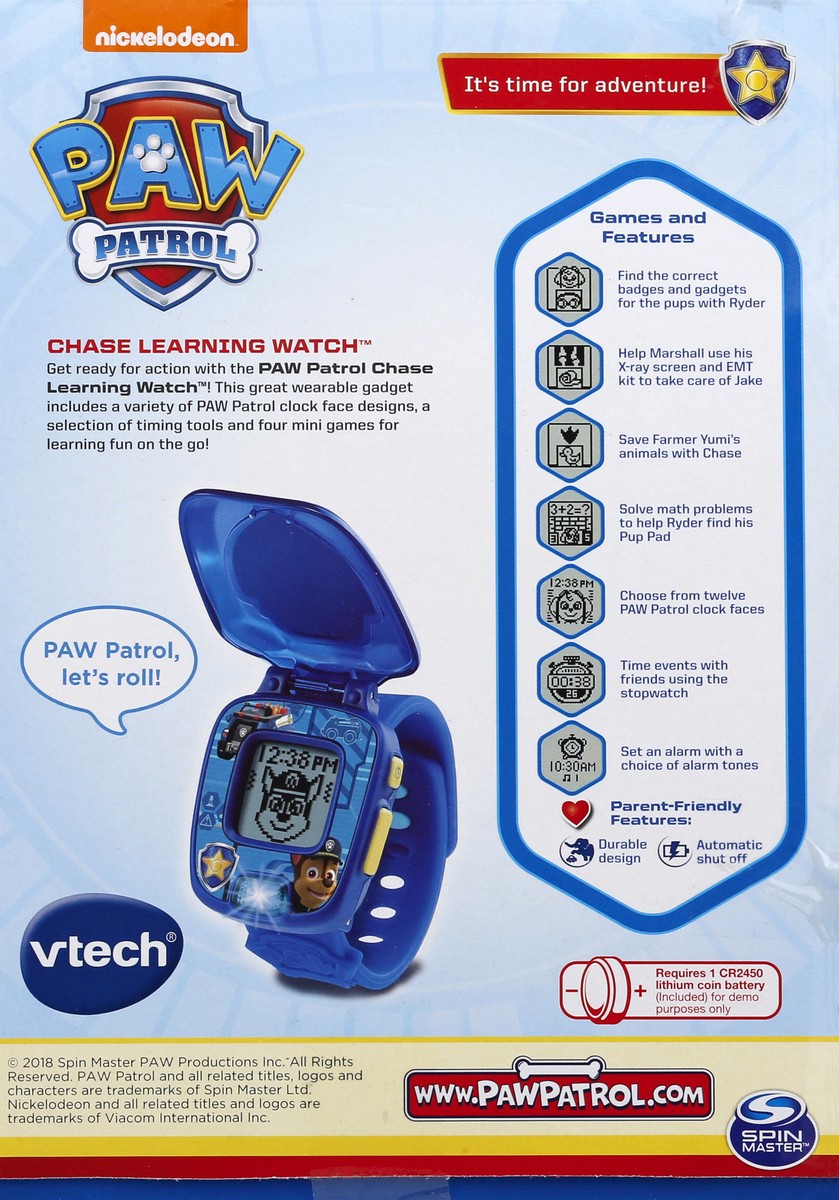 slide 8 of 8, PAW Patrol Chase Learning Watch 1 ea, 1 ct